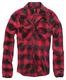 Рубашка BRANDIT CHECK SHIRT, цвет красный/черный, размер M