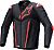 Alpinestars Fusion, leather jacket Color: Black/Neon-Red Size: 46