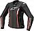 Alpinestars Stella Missile V2, leather jacket women Color: Black/Black Size: 42