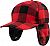 Brandit Lumberjack Winter, cap Color: Red/Black Size: One Size