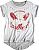 Rokker El Paradiso, t-shirt women Color: Grey/Red Size: XS