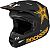 Fly Racing Kinetic Rockstar, cross helmet Color: Matt Black/Gold Size: XS