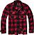 Brandit Jeff Fleece, shirt Color: Red/Black Size: S