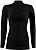 Lenz 6.0 S20 Merino, long sleeve shirt woman Color: Black Size: L