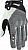 LS2 Dart II, gloves women Color: Grey/Light Grey/Black Size: XS