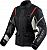 Revit Horizon 3 H20, textile jacket waterproof women Color: Black/Red/Light Grey Size: 36
