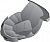 Подкладка для шлема Shark S600, цвет серебристый, размер XS