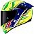 Suomy SR-GP Top Racer, integral helmet Color: Neon-Yellow/Green/Dark Blue/Red Size: XS