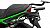 Givi 1176FZ Honda CB500F, rear rack Monokey/-lock Black