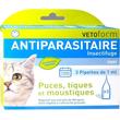 VETOFORM ANTIPARASITAIRE INSECTIFUGE CHAT 3x1ML 
